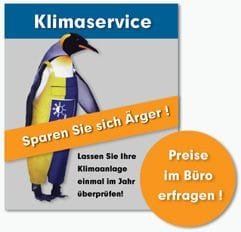 Klimaservice-Gerät in der Werkstatt