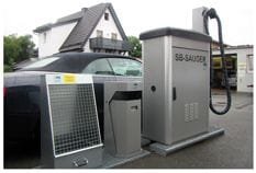 Selbstbedienungs-Saugerplatz