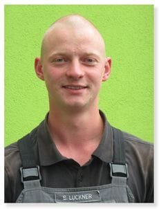 Sven Luckner, Kraftfahrzeug-Mechatroniker beim Autoservice Pitz